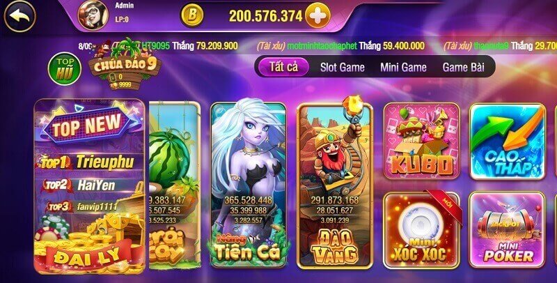 Mini game bùng nổ tại bay247 vip