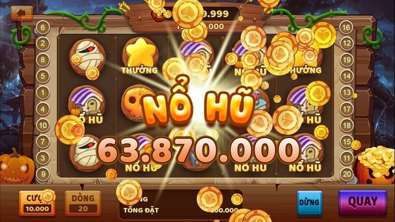 Một số trò chơi có mặt tại Nohu39